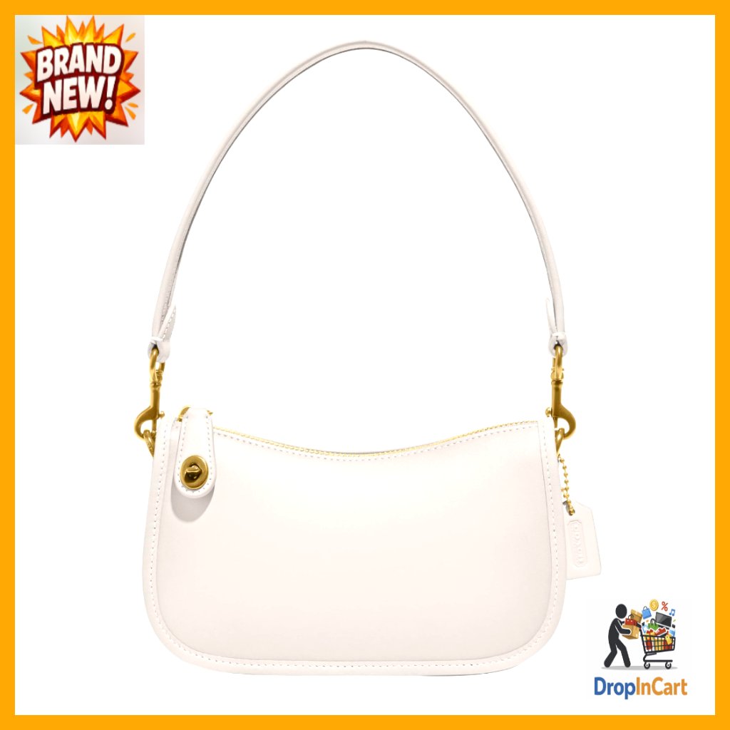 Glovetanned Leather Crossbody Bag Classic Elegant Chic Minimal Detachable Strap